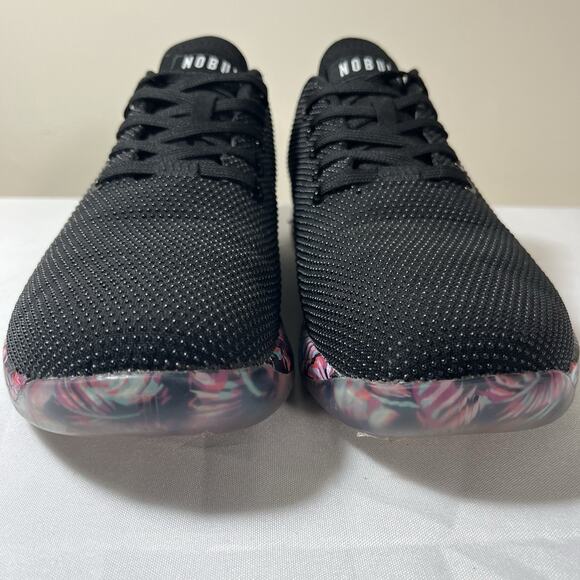NOBULL Women's Outwork Midnight Palm Black Crossfit Athletic Sneakers Size 9 - Picture 6 of 12